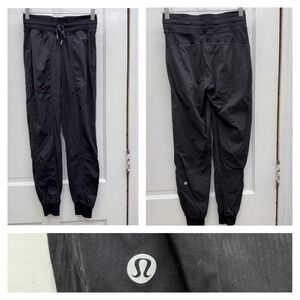 Lululemon Dance Studio Jogger Pants‎ Black Women's 4 LW5ENM